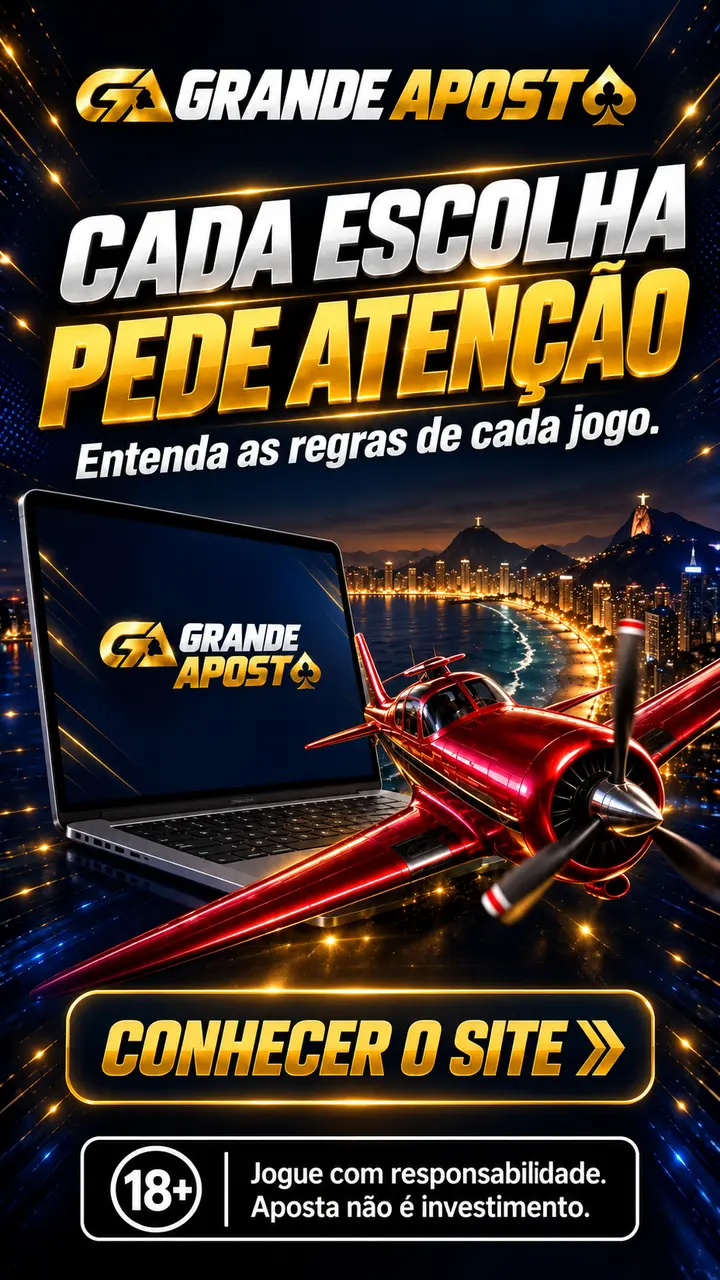 Grande Aposta — CADA ESCOLHA PEDE ATENÇÃO